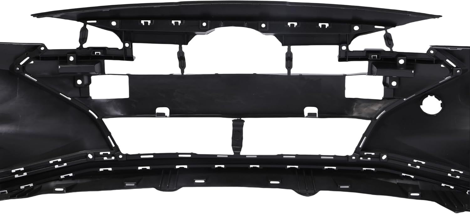 Front Bumper Cover Set W/Lamps & Grill Assembly Black For 2019 2020 Hyundai Elantra