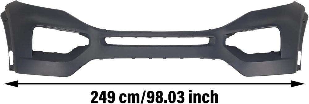 Front Bumper w/o Park Sensor Holes Fit For 2020 2021 2022 Ford Explorer ST XLT