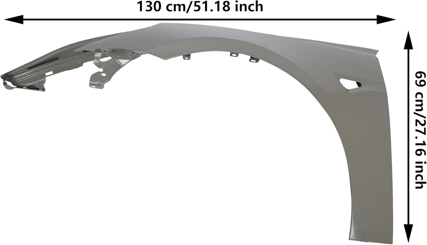 For Tesla Model 3 2017 2018 2019 2020 2021 2022 2023 1081401E0D Front Driver Left Side Fender Primed Steel