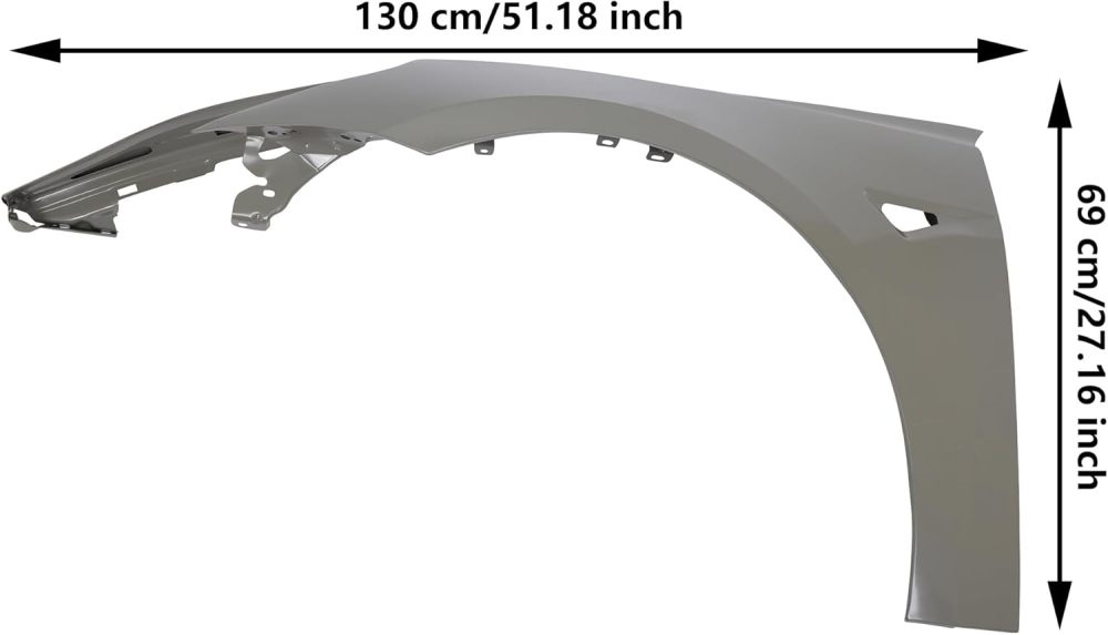 For Tesla Model 3 2017 2018 2019 2020 2021 2022 2023 1081401E0D Front Driver Left Side Fender Primed Steel