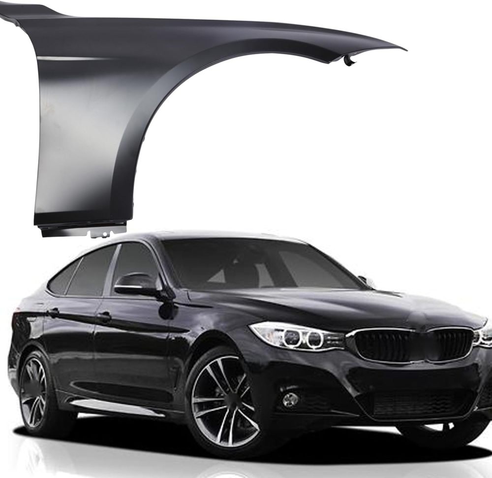 Front Fender Compatible With 2012-2016 BMW 328i 2012-2018 BMW 320i Primed Steel Passenger Side for OEM 41009621598