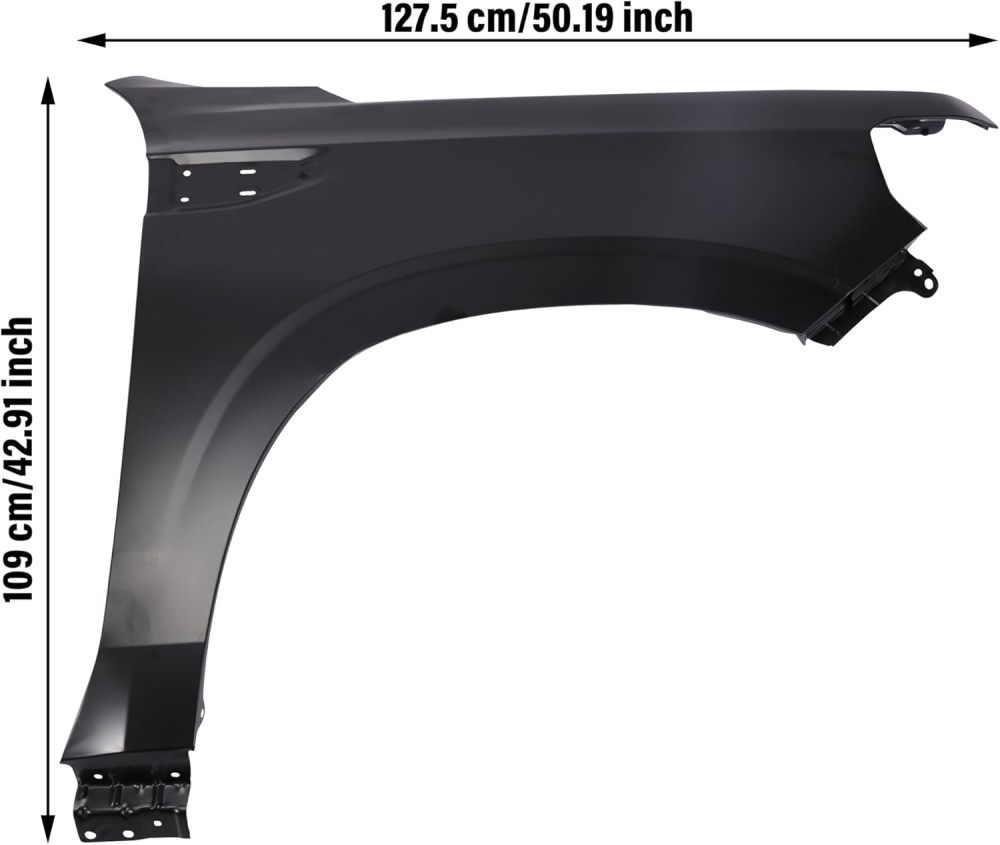 Front Passenger Side Fender Compatible with 2021-2023 GMC Yukon XL Denali SLT Right Fender Replacement Of 84384209