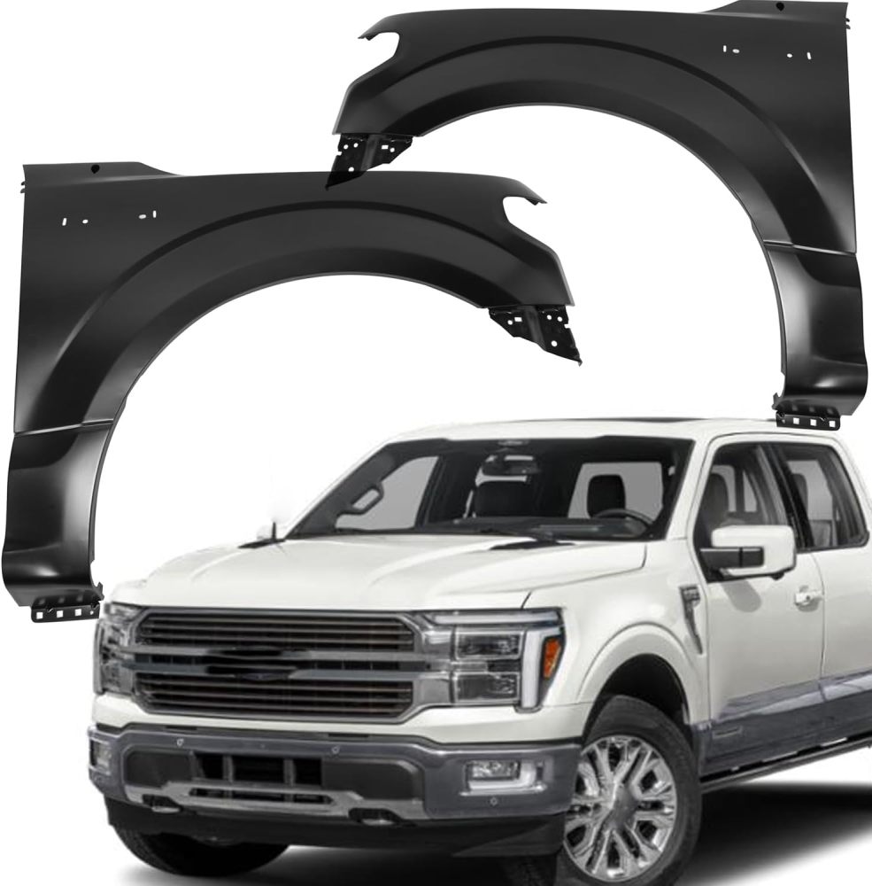 For Ford F-150 Fender 2015-2020 Driver and Passenger Side Pair/Set Front Fender OE JL3Z16005A/JL3Z16006A