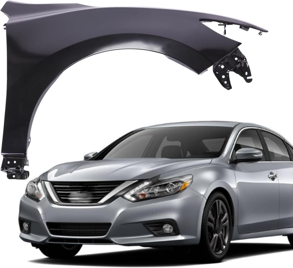 Front Right Fender Compatible with 2016-2018 Nissan Altima Passenger Side Steel Primed OEM 631009HS0A