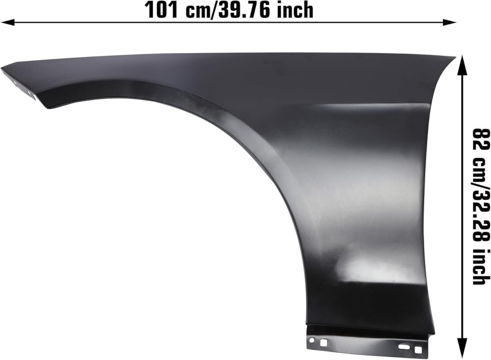 Front Fender Compatible with 2010-2016 Mercedes Benz E350 Sedan/Wagon Replacement for 2128801118/2128801218 Steel Fender Panel (Driver SidePassenger Side)