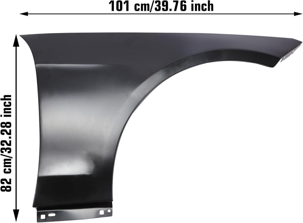 Front Right Passenger Side Fender For 2010-2016 Mercedes Benz E350 Sedan/Wagon Replaces OE 2128801218