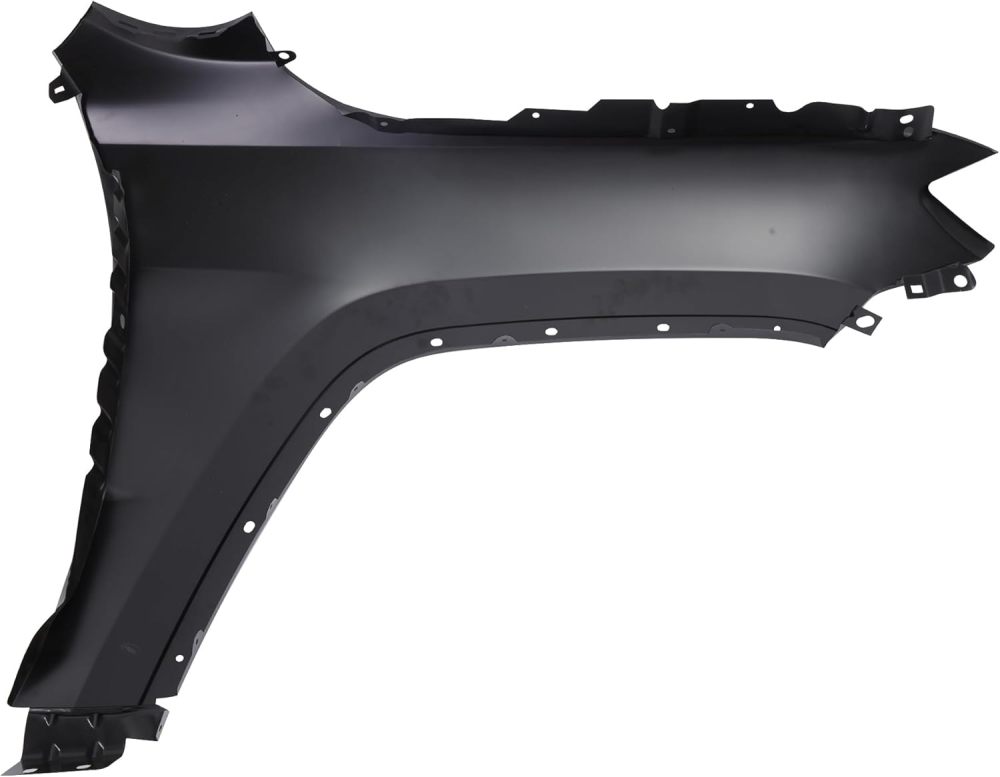 Front Left Fender Compatible with 2011-2022 Jeep Grand Cherokee Replacement for 55369597AF Steel Wheel Driver Side Fender Panel Black