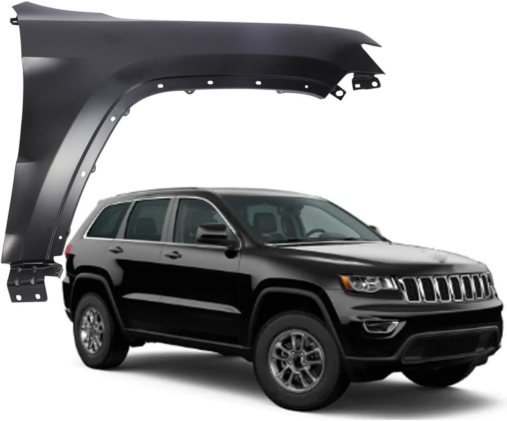 Fender Compatible with 2017-2023 Jeep Compass Front Right Passenger Side Primed OEM 55369596AF