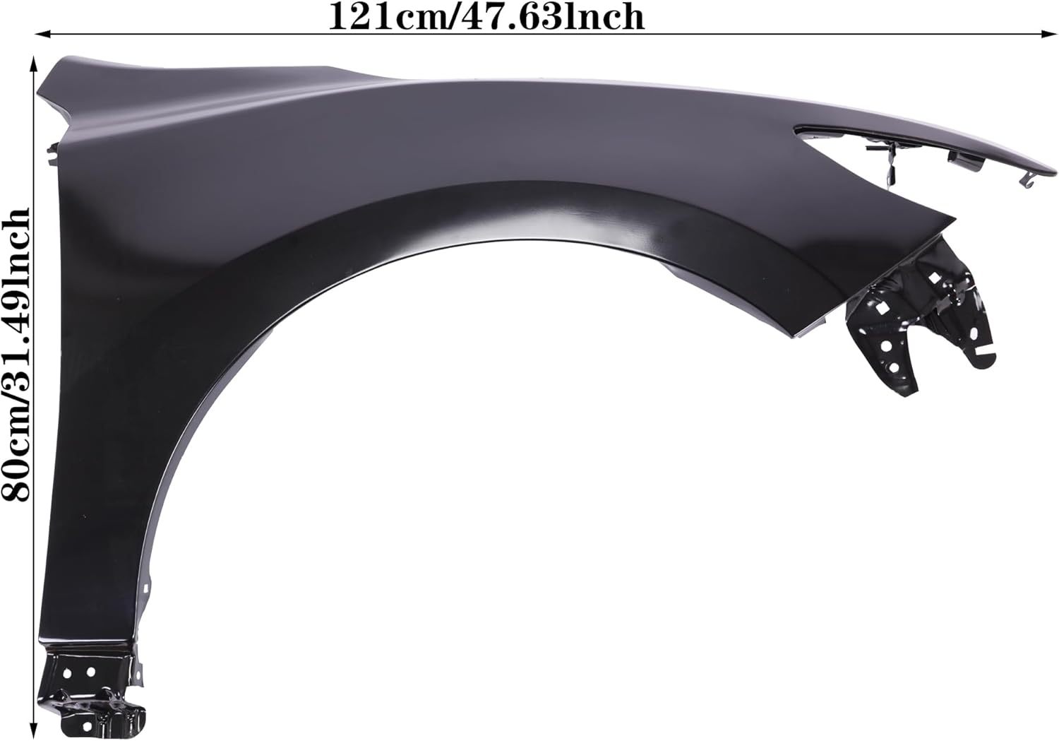 Front Right Fender Compatible with 2016-2018 Nissan Altima Passenger Side Steel Primed OEM 631009HS0A