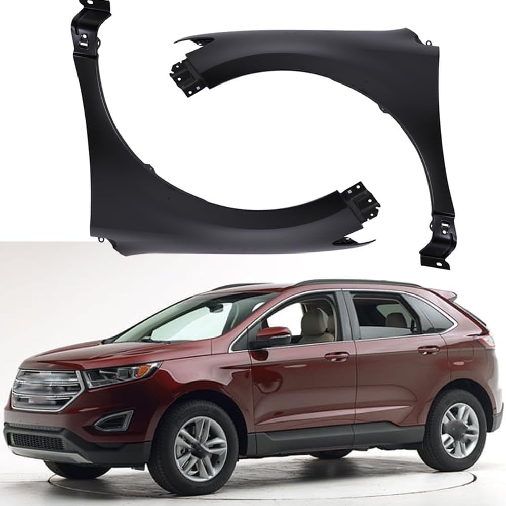 Replacement Front Driver&Passenger Side Fender For Ford Edge 2011 2012 2013 2014 Primed Steel Left&Right Side Replace CT4Z16005ACT4Z16006A