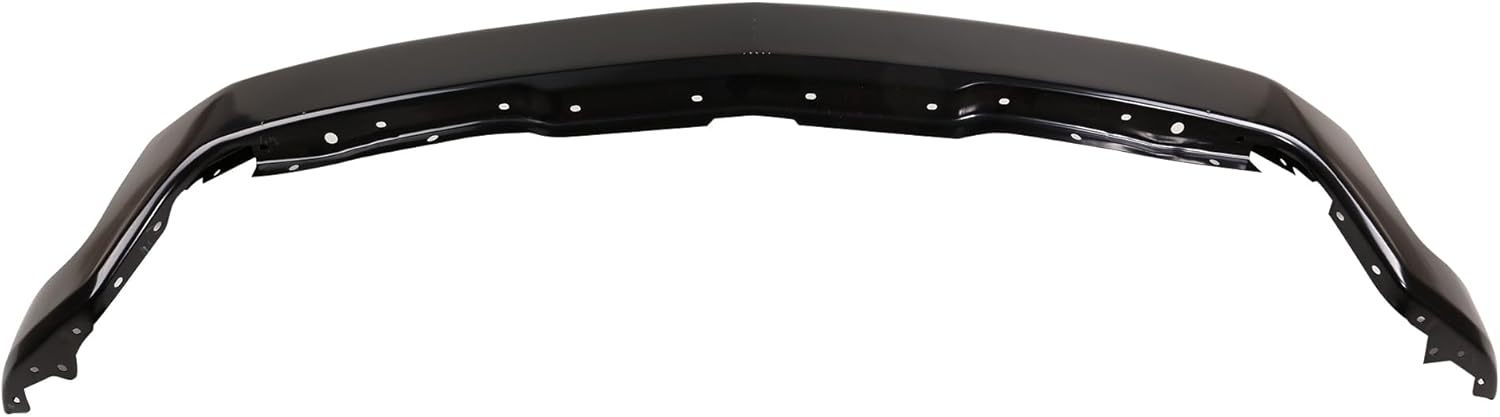 Compatible with 2019 2020 2021 Chevy Silverado 1500 Front Bumper Face Bar Black w/o Sensor Holes OEM 84588804
