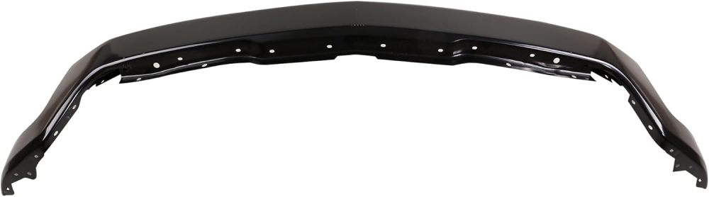 Compatible with 2019 2020 2021 Chevy Silverado 1500 Front Bumper Face Bar Black w/o Sensor Holes OEM 84588804