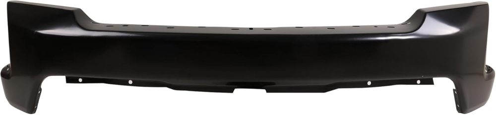 Compatible with 2019 2020 2021 Chevy Silverado 1500 Front Bumper Face Bar Black w/o Sensor Holes OEM 84588804
