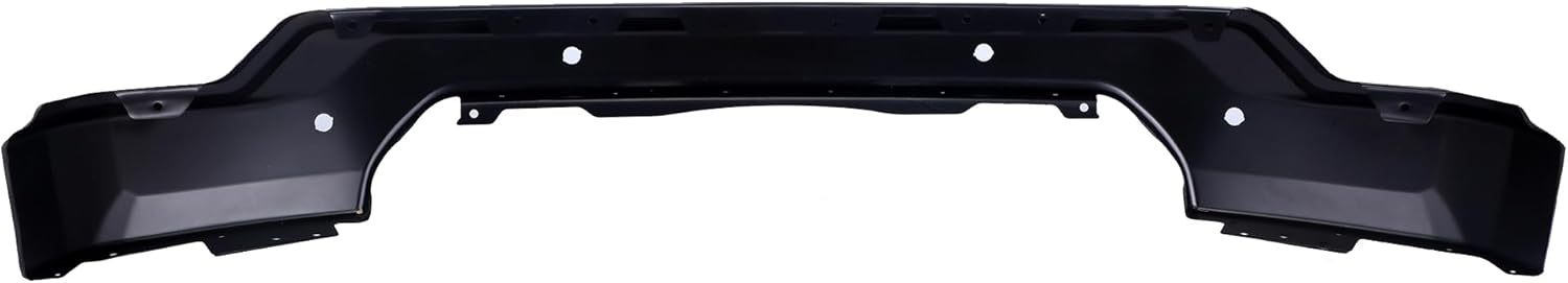 Front Bumper Face Bar with Park Hole Compatible With 2019 2020 2021 GMC Sierra 1500 Primed Steel Bumper Replacement 84482541