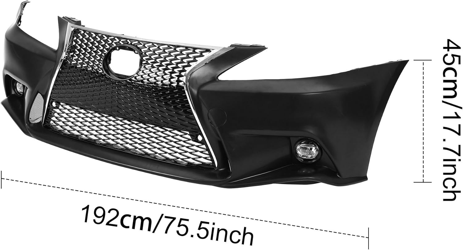 For 2006 2007 2008 2009 2010 2011 2012 2013 Lexus IS250 IS350 Conversion To GS F-Sport Front Bumper Conversion to GS F-Sport
