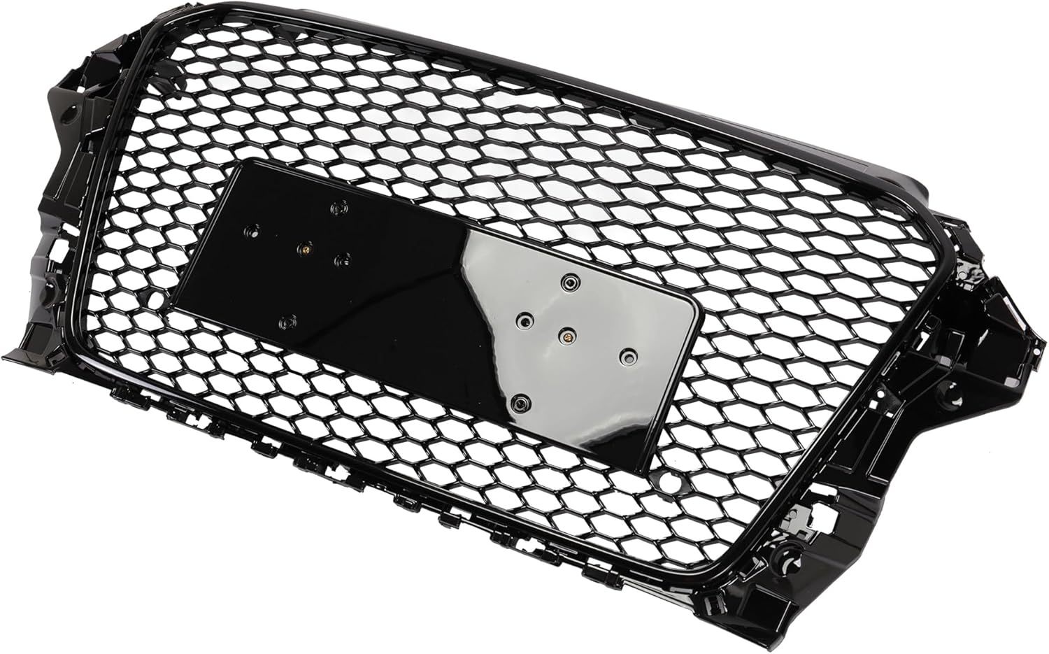 Front Bumper Black Honeycomb Grill Grille Fits For 2013 2014 2015 2016 Audi A3 S3 RS3