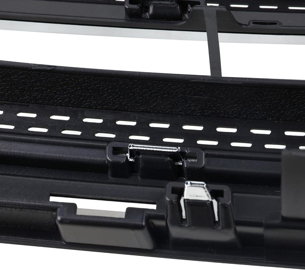 Front Bumper Upper Grille W/Chrome Black For Chevy Traverse 2018 2019 2020 2021 Replacement 84297944