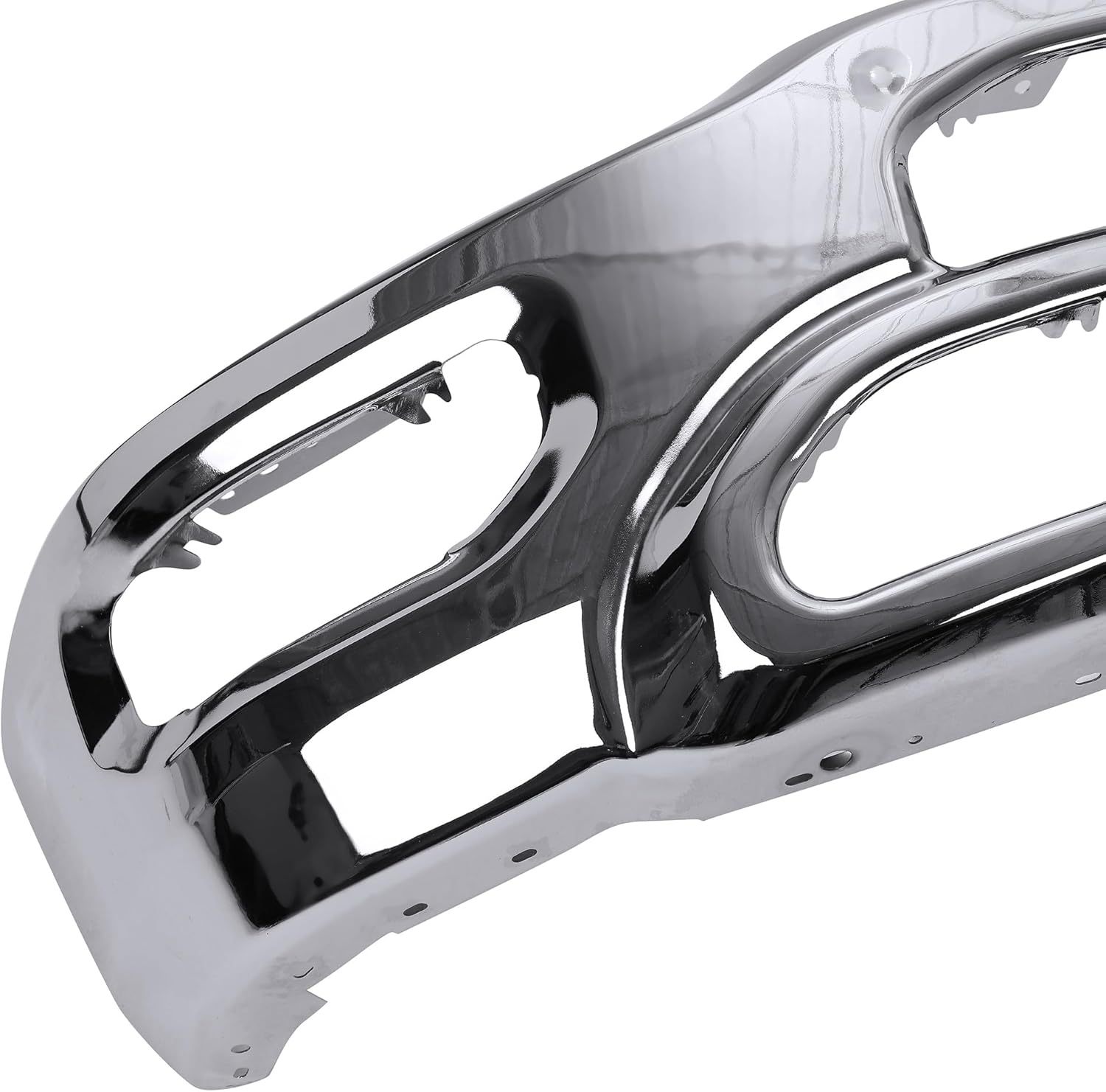 For 2019 2020 2021 2022 2023 Dodge Ram 1500 Pickup Front Bumper Face Bar Chrome Steel 5ZB41TZZAD