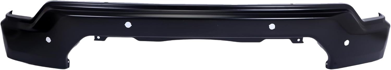 Front Bumper Face Bar with Park Hole Compatible With 2019 2020 2021 GMC Sierra 1500 Primed Steel Bumper Replacement 84482541