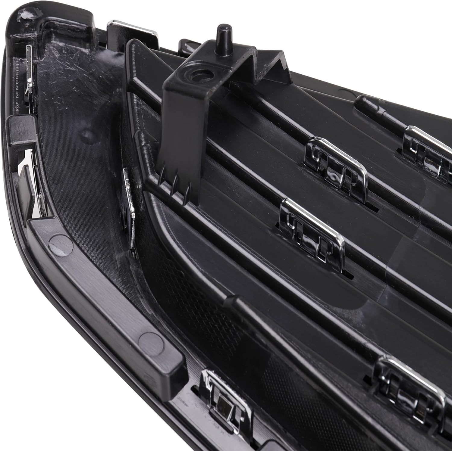 Front Grille Bumper Upper Chrome Black Grill Replacement HS7Z8200AA For 2017 2018 Ford Fusion