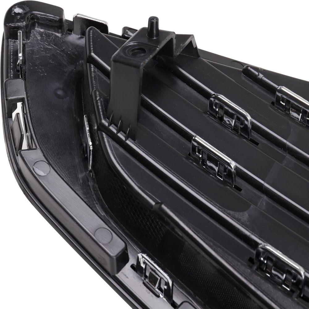 Front Grille Bumper Upper Chrome Black Grill Replacement HS7Z8200AA For 2017 2018 Ford Fusion