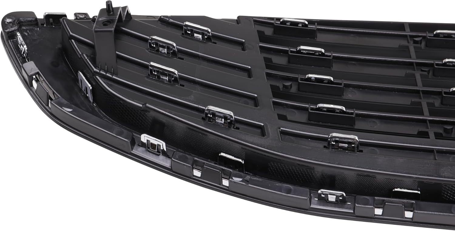 Front Grille Bumper Upper Chrome Black Grill Replacement HS7Z8200AA For 2017 2018 Ford Fusion