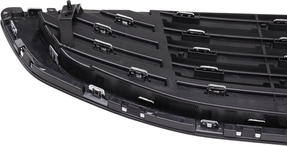 Front Grille Bumper Upper Chrome Black Grill Replacement HS7Z8200AA For 2017 2018 Ford Fusion
