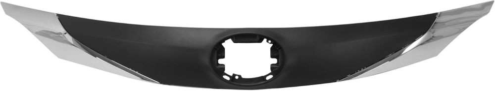 Front Bumper Upper Grille Chrome Black Trim Compatible with 2021 2022 Toyota Sienna 5311408070