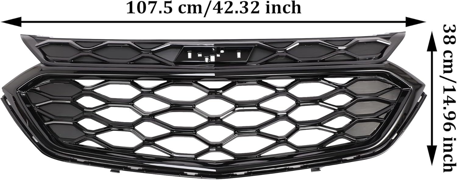 Front Bumper Grille Mesh Assembly Complete Fit For 2018 2019 2020 Chevy Equinox OE 84384741