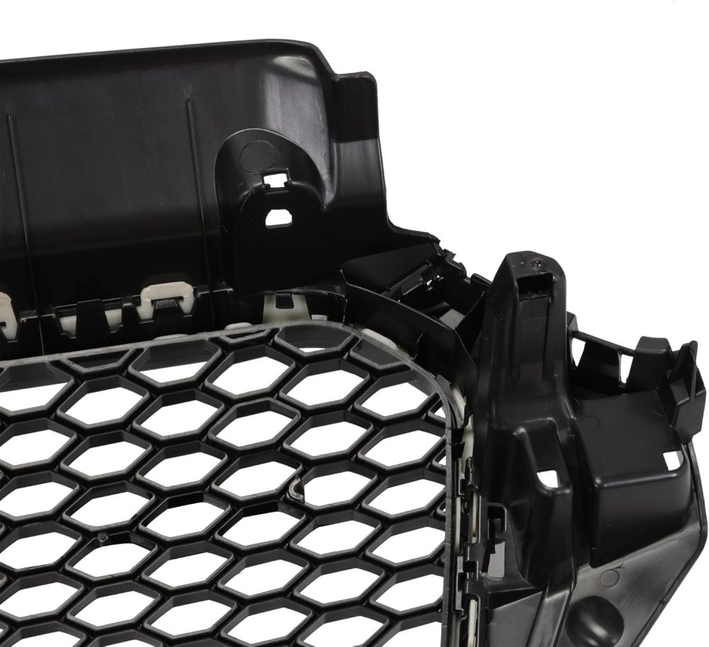 Front Bumper Black Honeycomb Grill Grille Fits For 2013 2014 2015 2016 Audi A3 S3 RS3