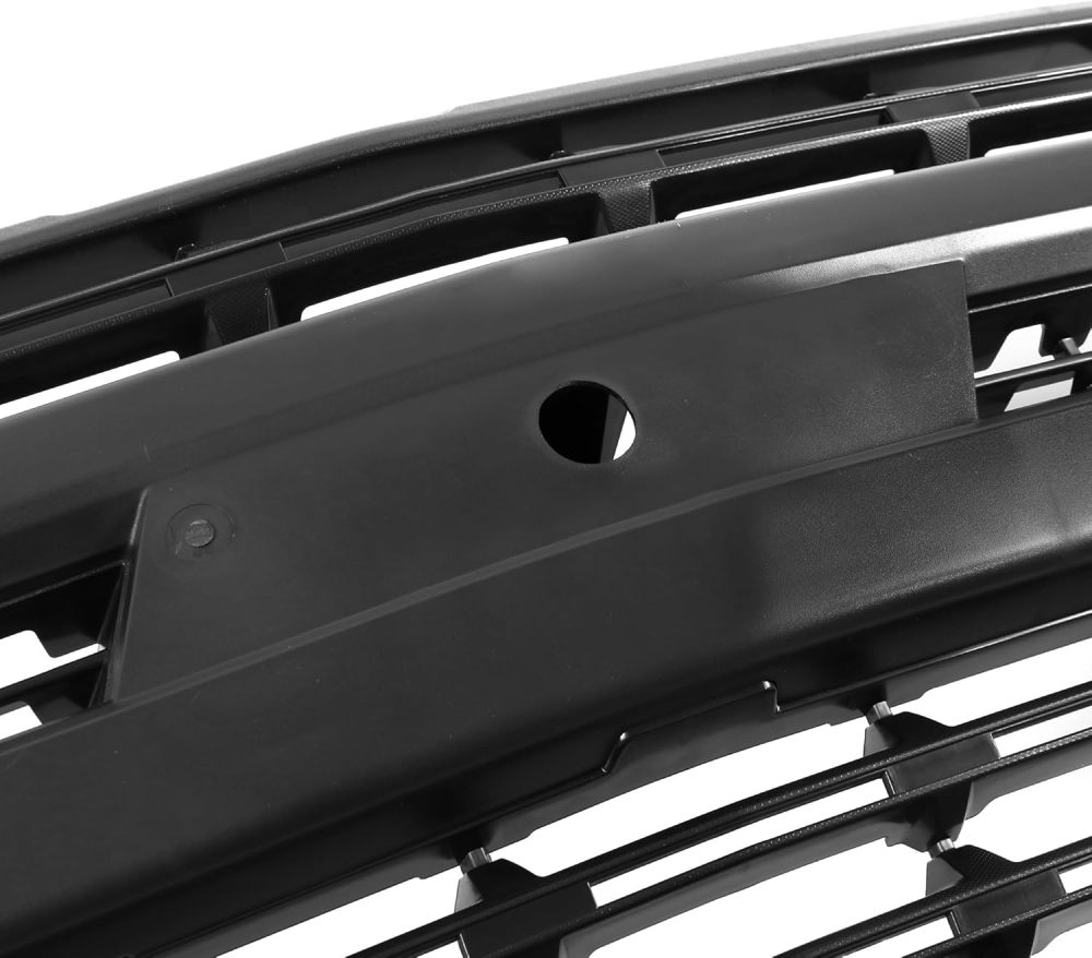 For 2019 2020 2021 Chevy Chevrolet Silverado 1500 Front Bumper Hood Upper Grille Plastic Replacement 84493319
