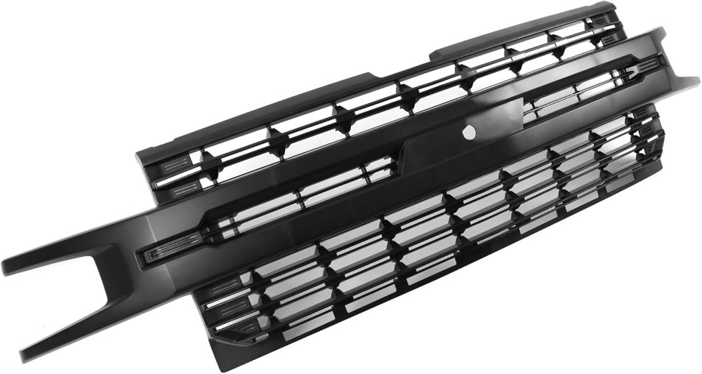 For 2019 2020 2021 Chevy Chevrolet Silverado 1500 Front Bumper Hood Upper Grille Plastic Replacement 84493319