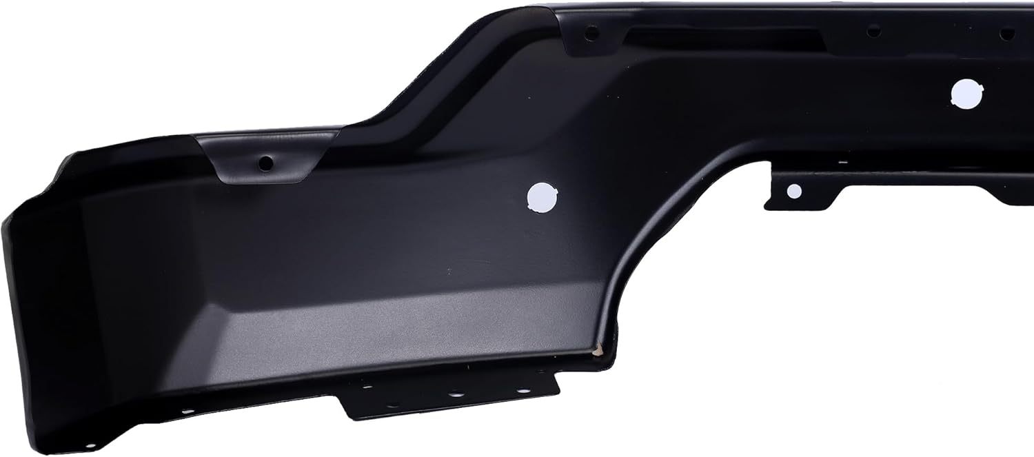 Front Bumper Face Bar with Park Hole Compatible With 2019 2020 2021 GMC Sierra 1500 Primed Steel Bumper Replacement 84482541