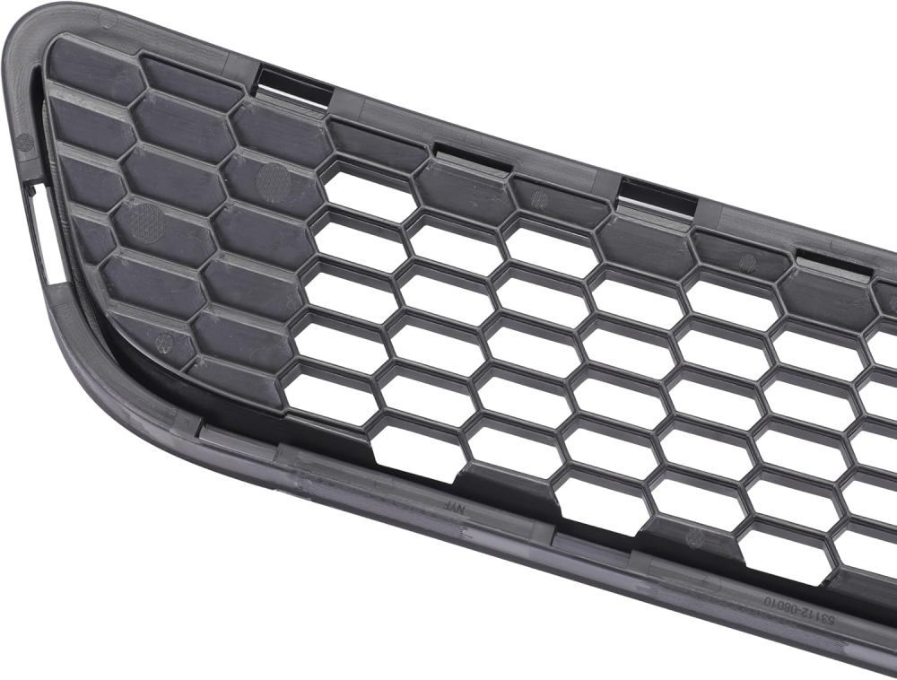 Front Bumper Cover Upper Lower Grille Mesh Black Replacement For 2011-2017 Toyota Sienna TO1036120