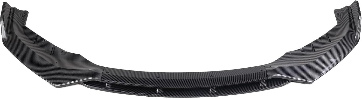 4Pcs Carbon Fiber Look Front Bumper Lip Splitter Spoiler Fit for 2017-2020 BMW 5 Series G30 G31 G38 540i M Sport