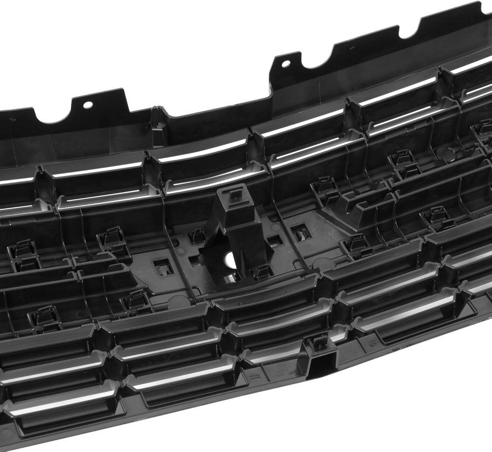 For 2019 2020 2021 Chevy Chevrolet Silverado 1500 Front Bumper Hood Upper Grille Plastic Replacement 84493319