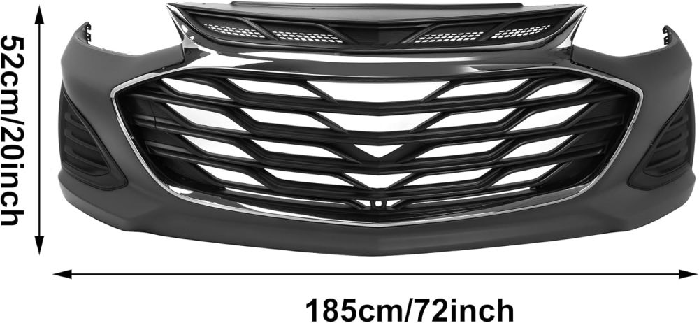 Front Bumper Grille Grill Compatible with 2019 2020 2021 Chevrolet Chevy Cruze