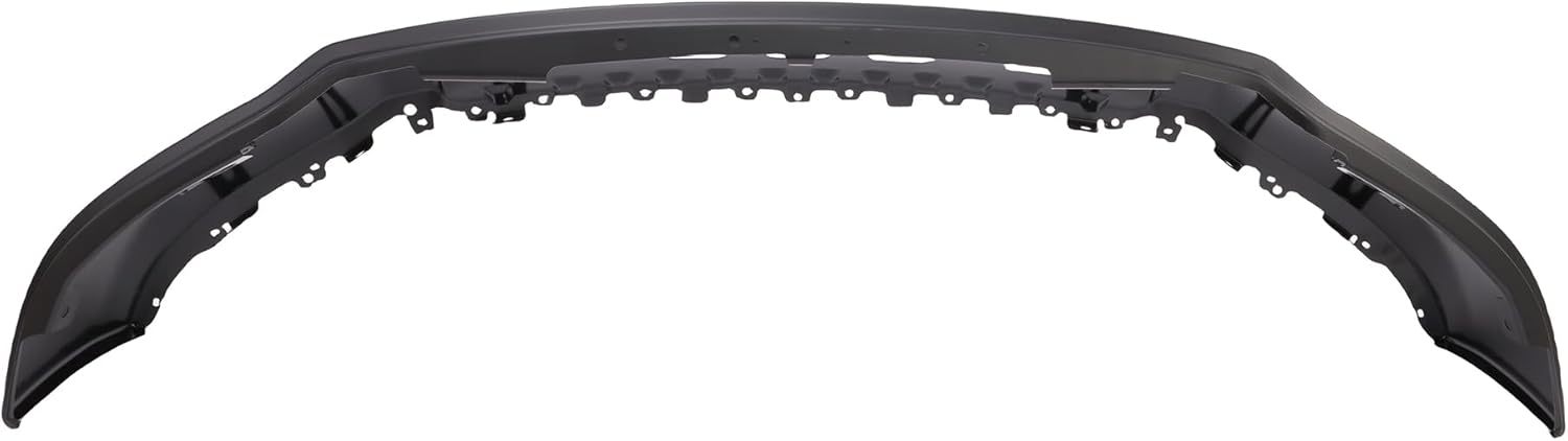 Replacement Front Bumper Steel For 2014-2015 GMC Sierra 1500 Black W/Sensor Fog Hole OE 22902310 |Chrome Silver without Sensor Holes OE 22902307