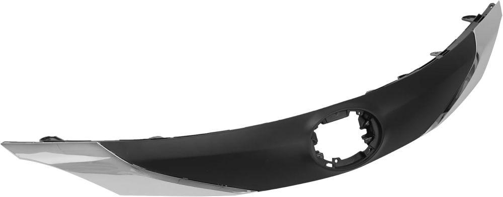 Front Bumper Upper Grille Chrome Black Trim Compatible with 2021 2022 Toyota Sienna 5311408070