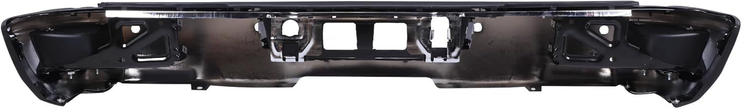 Chrome Steel Rear Bumper Face Bar W/Sensor Holes Fits For 2014-2018 Chevy Silverado GMC Sierra 1500， GM1103183