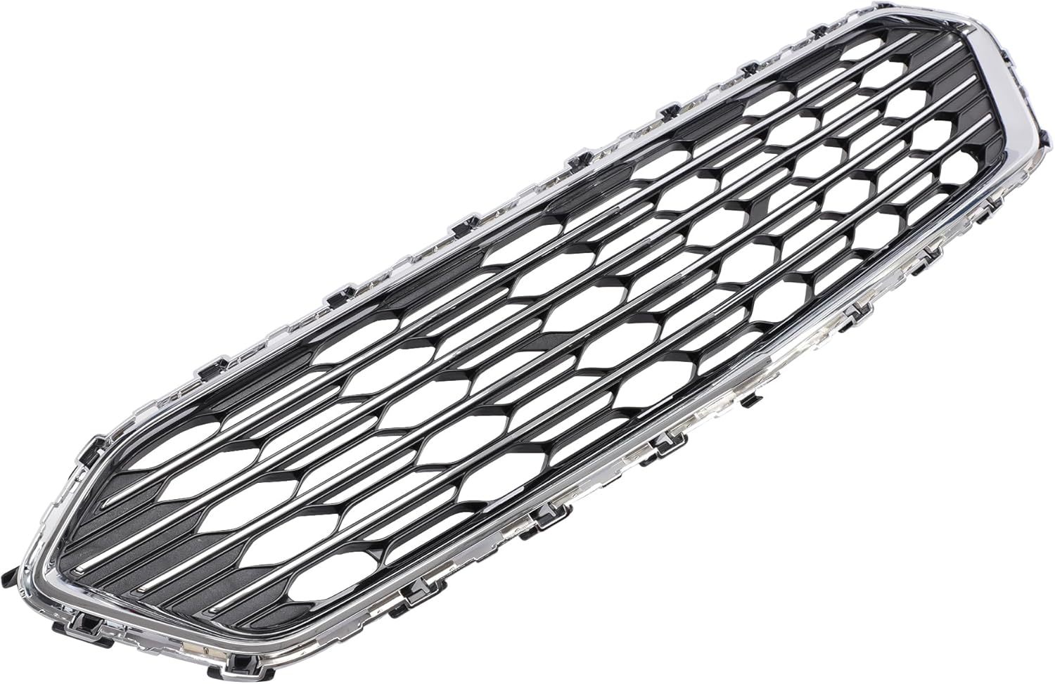 Front Bumper Mesh Middle Grille Chrome For 2016 2017 2018 Chevrolet Cruze Sedan GM1036174