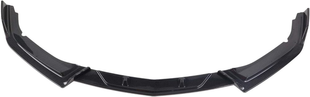 3Pcs Front Bumper Lip Compatible with 2016-2021 Honda Civic EX LX Air Dam Lower Chin Splitter Protection Body Kit (Glossy Black)