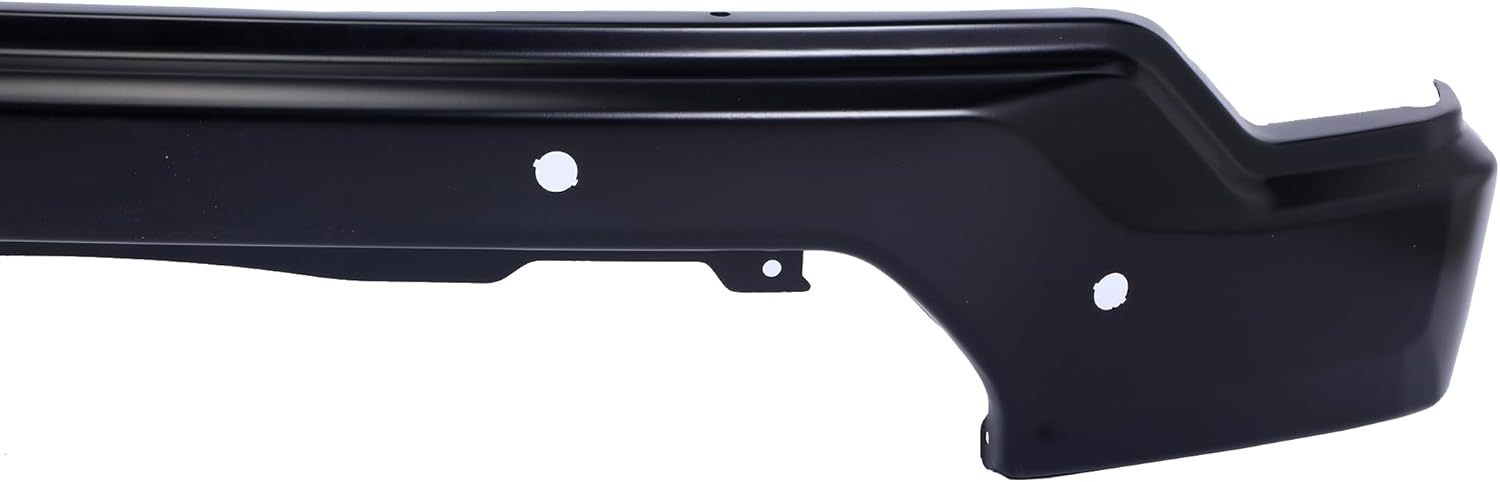 Front Bumper Face Bar with Park Hole Compatible With 2019 2020 2021 GMC Sierra 1500 Primed Steel Bumper Replacement 84482541