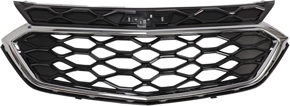For 2018-2020 Chevrolet Equinox Front Bumper Upper Grille Grill Mesh Chrome Replacement Of 1KPGM1211056 84384741