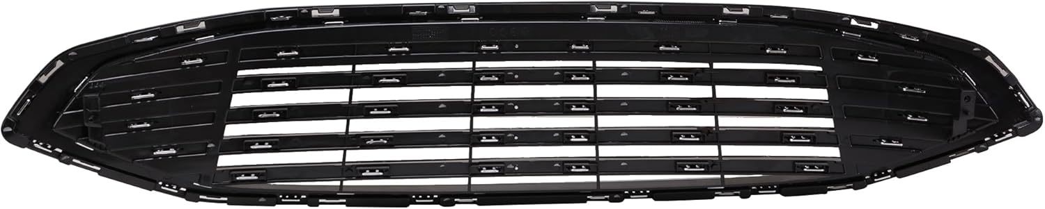 Front Grille Bumper Upper Chrome Black Grill Replacement HS7Z8200AA For 2017 2018 Ford Fusion