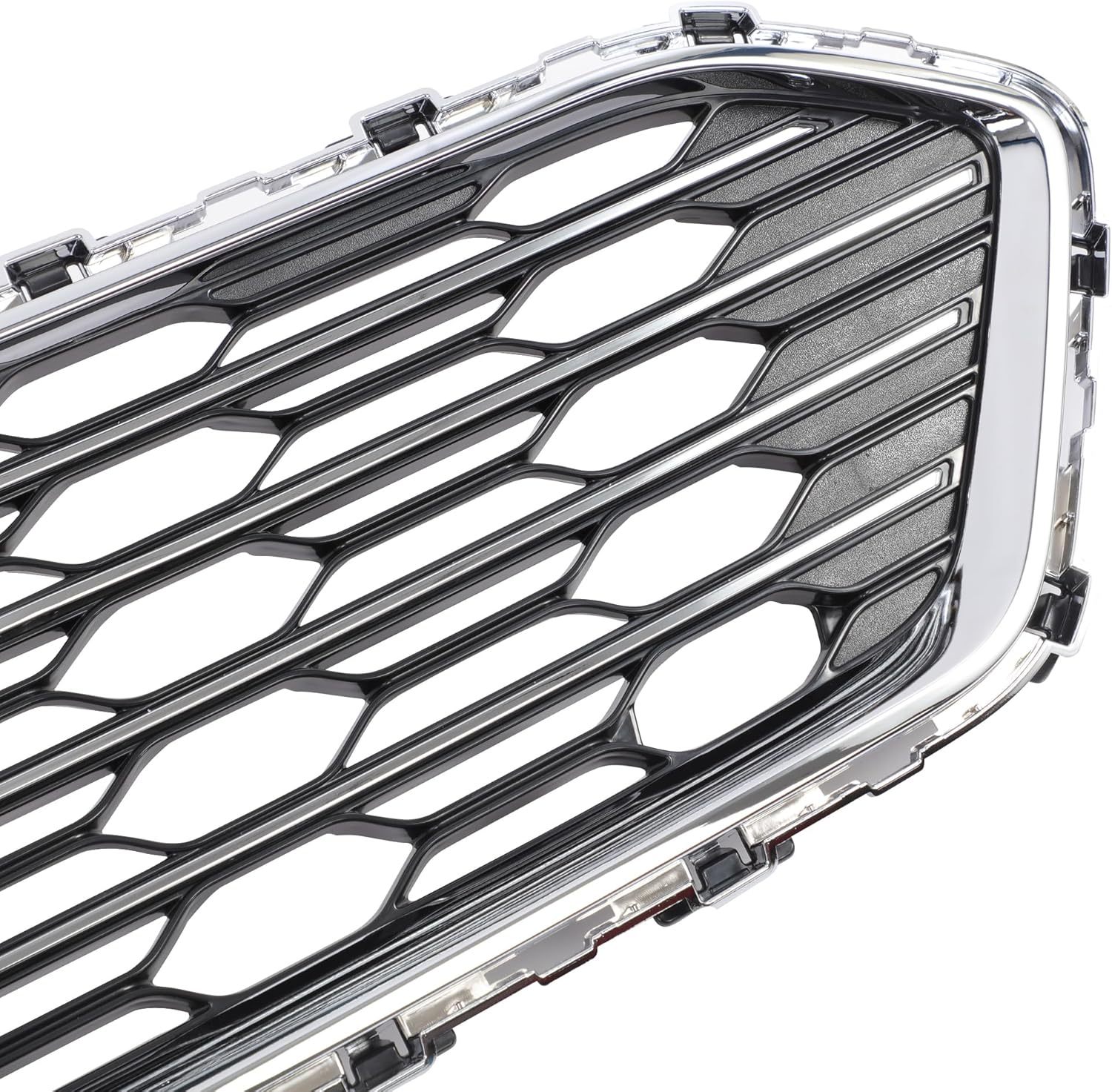 Front Bumper Mesh Middle Grille Chrome For 2016 2017 2018 Chevrolet Cruze Sedan GM1036174
