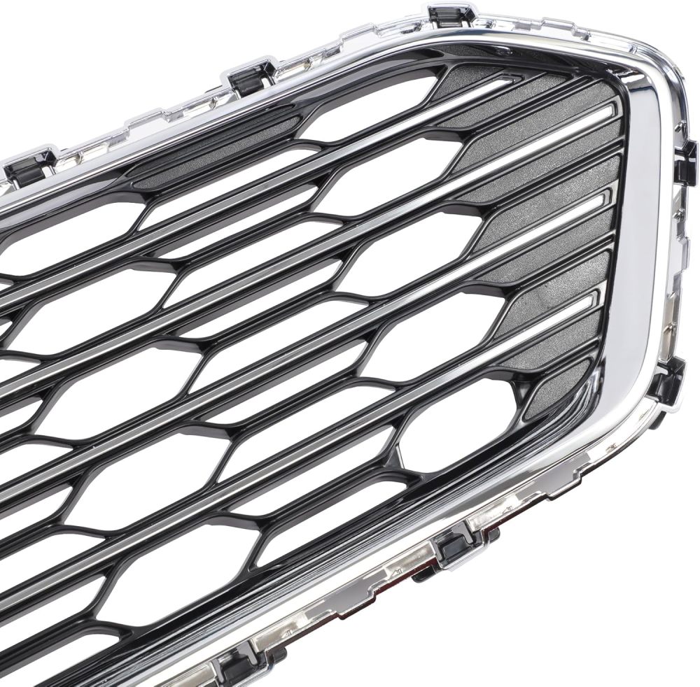 Front Bumper Mesh Middle Grille Chrome For 2016 2017 2018 Chevrolet Cruze Sedan GM1036174