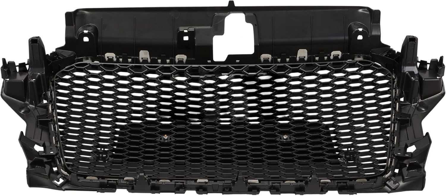 Front Bumper Black Honeycomb Grill Grille Fits For 2013 2014 2015 2016 Audi A3 S3 RS3