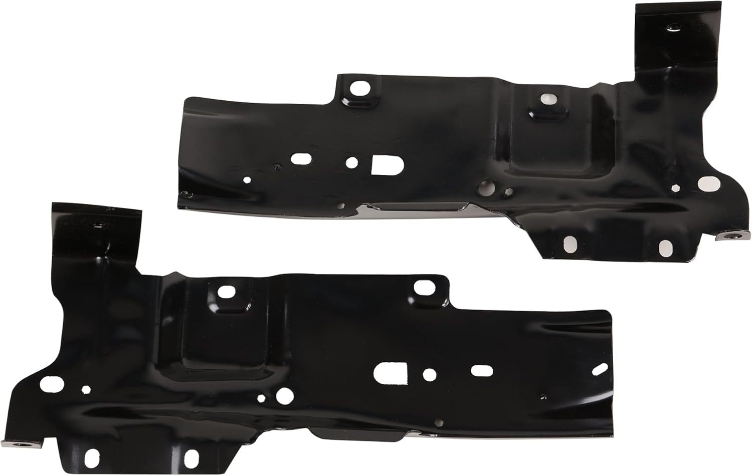Compatible with 2019 2020 2021 Chevy Silverado 1500 Front Bumper Face Bar Black w/o Sensor Holes OEM 84588804