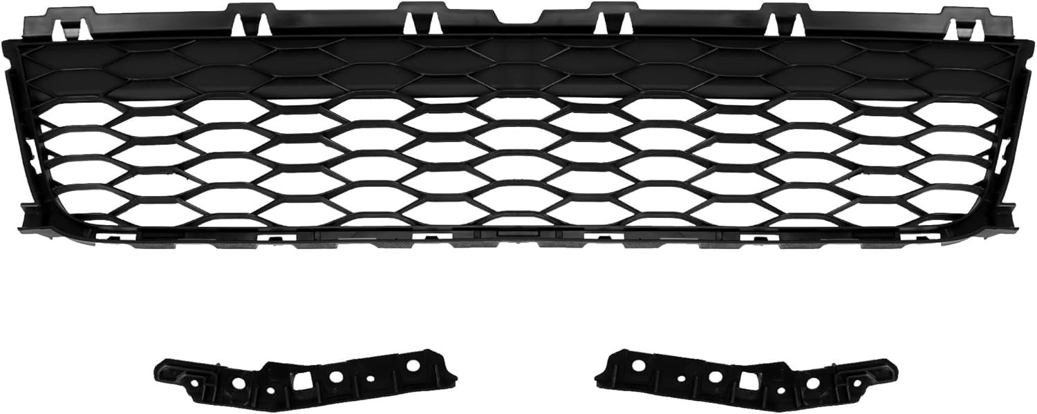 Front Bumper Cover Upper Lower Grille Complete Assembly Black Fit For 2016 2017 Ford Explorer OE 84612436
